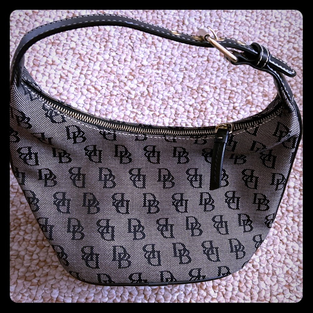 Dooney & Bourke DB canvas mini bucket bag